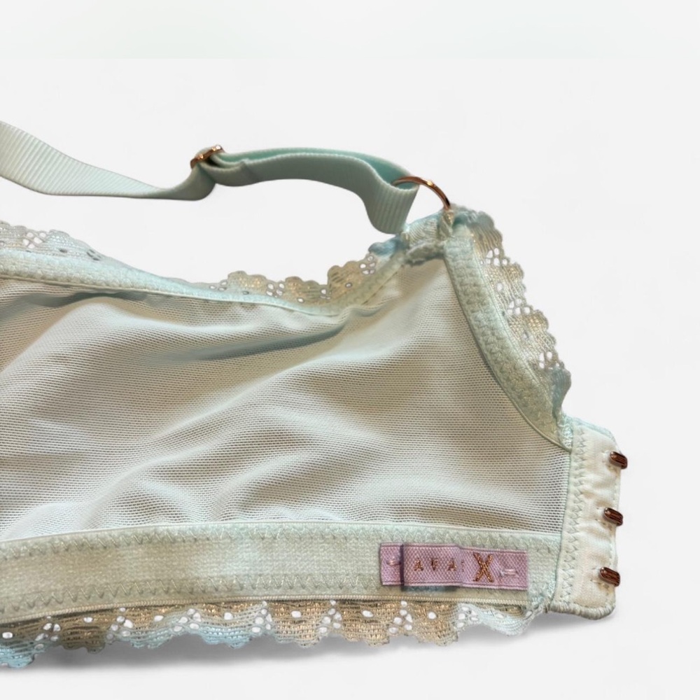 Savage X Fenty Lace Bralette - Light Green - Picture 4 of 6